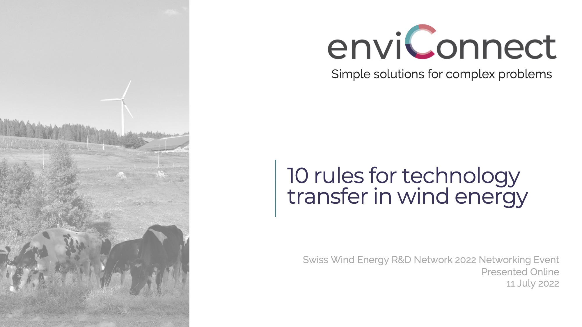 10 rules for technology transfer in wind energy